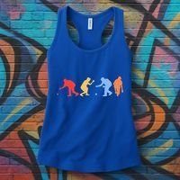 Boccia Player Silhouette Boccia Bocce Ball Player Gift Women's Tank Top thumb 3