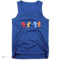 Boccia Player Silhouette Boccia Bocce Ball Player Gift Tank Top thumb 0