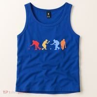 Boccia Player Silhouette Boccia Bocce Ball Player Gift Tank Top thumb 2