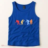 Boccia Player Silhouette Boccia Bocce Ball Player Gift Tank Top thumb 2
