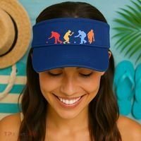 Boccia Player Silhouette Boccia Bocce Ball Player Gift Visor thumb 2