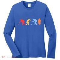 Boccia Player Silhouette Boccia Bocce Ball Player Gift Women's Long Sleeve Shirt thumb 0