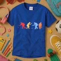 Boccia Player Silhouette Boccia Bocce Ball Player Gift Kids T-Shirt thumb 3