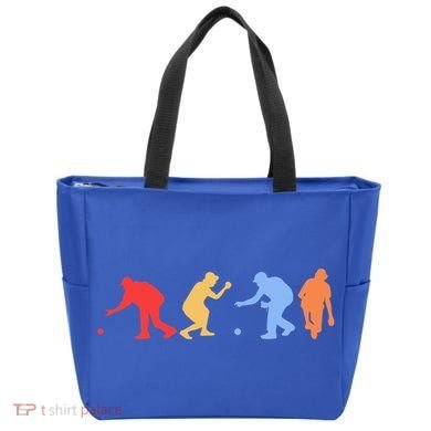 Boccia Player Silhouette Boccia Bocce Ball Player Gift Tote Bag