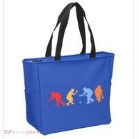 Boccia Player Silhouette Boccia Bocce Ball Player Gift Tote Bag thumb 2