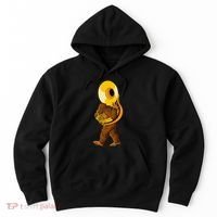 Bigfoot Playing Sousaphone Instrument Tuba Hoodie thumb 0