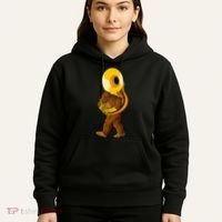Bigfoot Playing Sousaphone Instrument Tuba Hoodie thumb 5