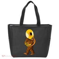 Bigfoot Playing Sousaphone Instrument Tuba Tote Bag thumb 0