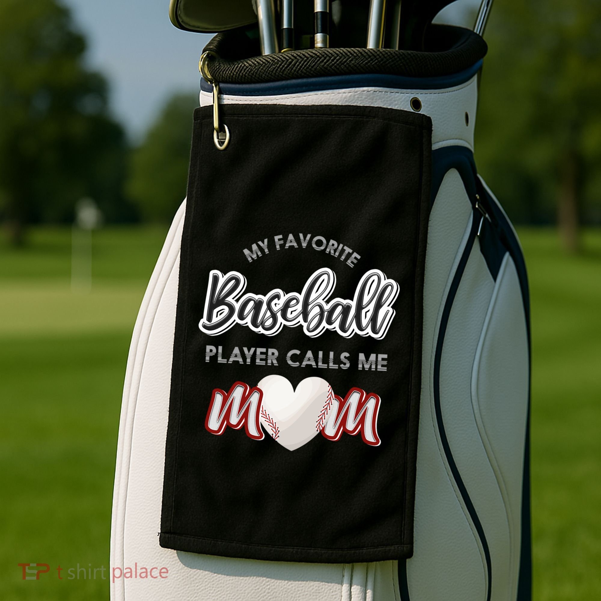 Baseball Player Sport Game Baseball Pitch Gifts Golf Towel