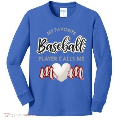 Baseball Player Sport Game Baseball Pitch Gifts Kids Long Sleeve Shirt