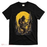 Bigfoot Playing Saxophone Aesthetic Sasquatch Saxophone T-Shirt thumb 0