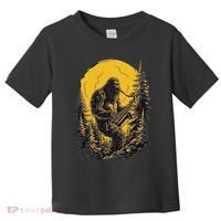 Bigfoot Playing Saxophone Aesthetic Sasquatch Saxophone Toddler T-Shirt thumb 0