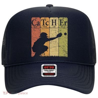 Baseball Periodic Table Elements Nerd Baseball Catcher Retro Hat
