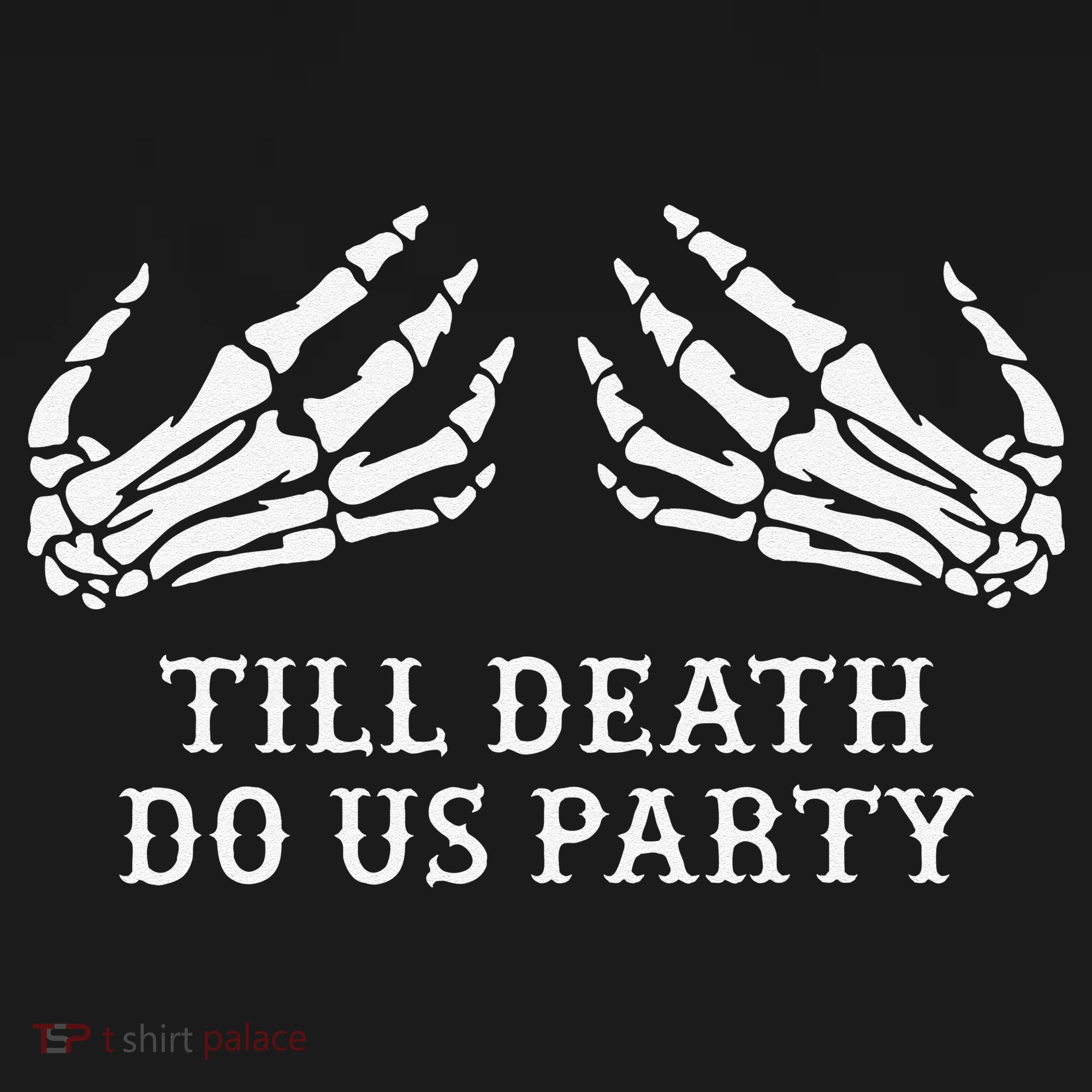 Bachelorette Party Till Death Do Us Party Halloween Women's Hoodie