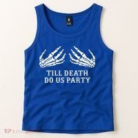 Bachelorette Party Till Death Do Us Party Halloween Tank Top thumb 2