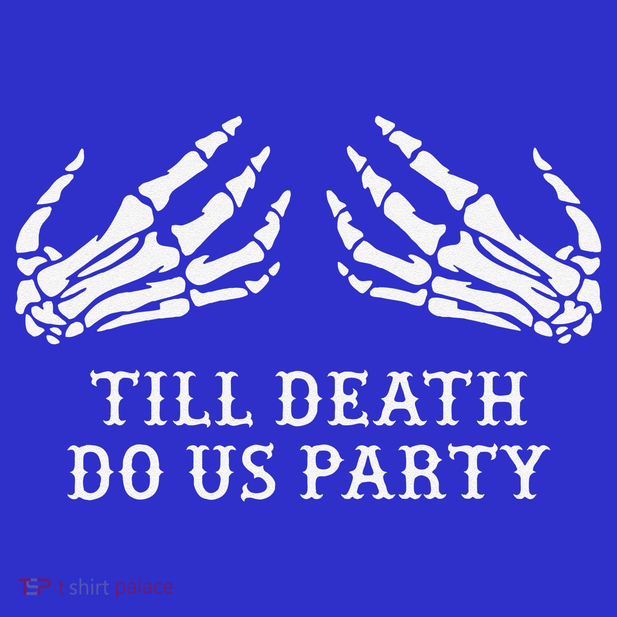 Bachelorette Party Till Death Do Us Party Halloween Tank Top