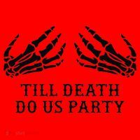 Bachelorette Party Till Death Do Us Party Halloween Santa Hat thumb 1