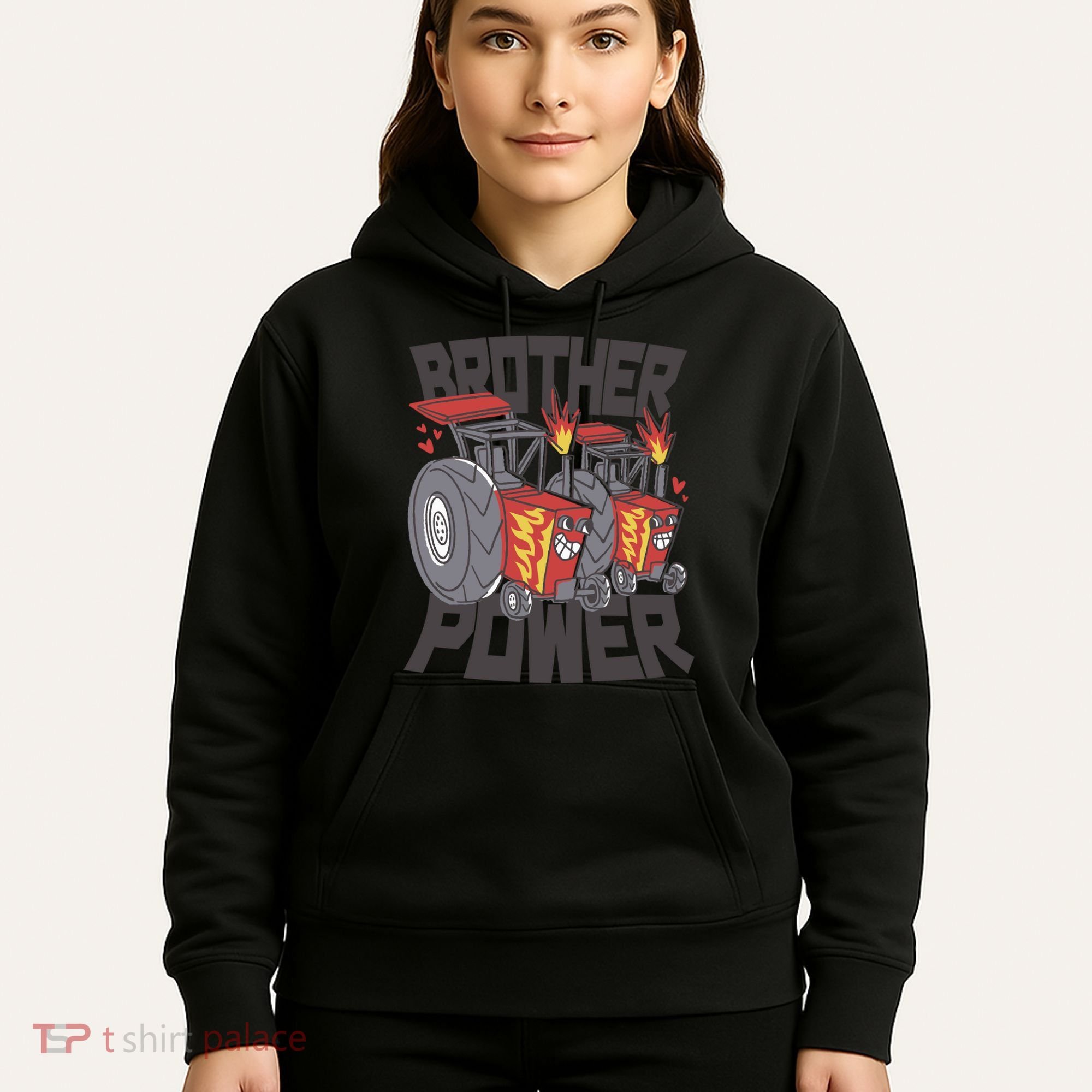 Brother Power Tractor Hoodie