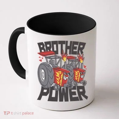 Brother Power Tractor Coffee Mug