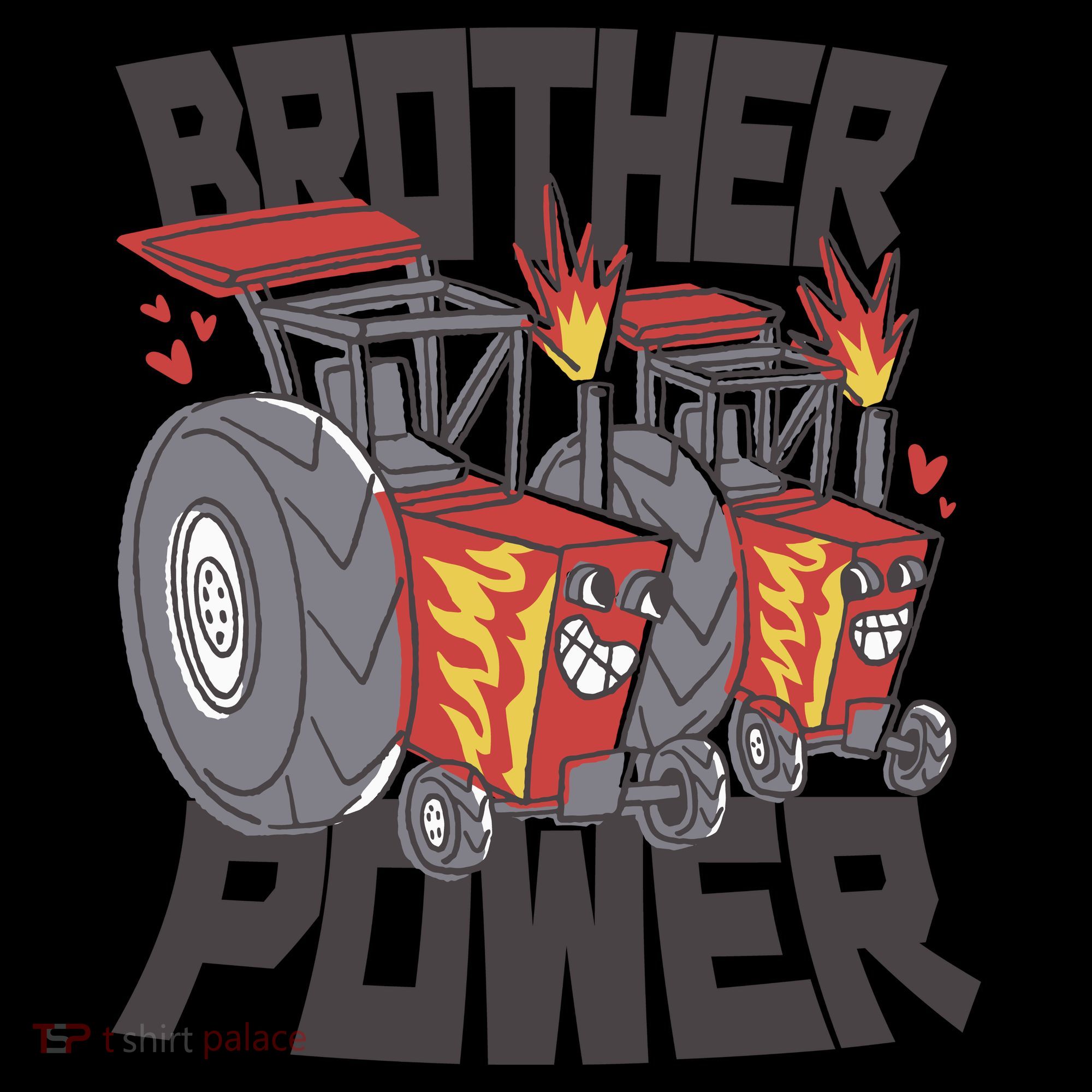 Brother Power Tractor Pajama Set