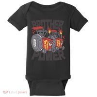 Brother Power Tractor Baby Bodysuit thumb 0