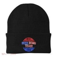 Beer Pong Team Player Independence Day Patriotic Usa Flag Gift Beanie thumb 0
