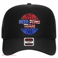 Beer Pong Team Player Independence Day Patriotic Usa Flag Gift Hat thumb 0