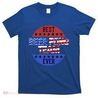 Beer Pong Team Player Independence Day Patriotic Usa Flag Gift T-Shirt thumb 0