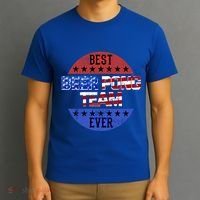 Beer Pong Team Player Independence Day Patriotic Usa Flag Gift T-Shirt thumb 3