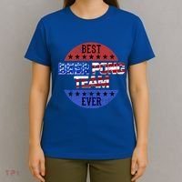 Beer Pong Team Player Independence Day Patriotic Usa Flag Gift T-Shirt thumb 4