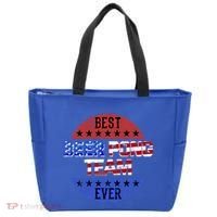 Beer Pong Team Player Independence Day Patriotic Usa Flag Gift Tote Bag thumb 0