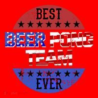 Beer Pong Team Player Independence Day Patriotic Usa Flag Gift Santa Hat thumb 1