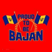 Barbados Proud To Be Bajan Santa Hat thumb 1