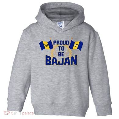Barbados Proud To Be Bajan Toddler Hoodie