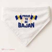 Barbados Proud To Be Bajan USA-Made Doggie Bandana thumb 0