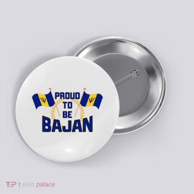 Barbados Proud To Be Bajan Button