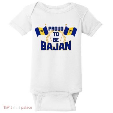 Barbados Proud To Be Bajan Baby Bodysuit