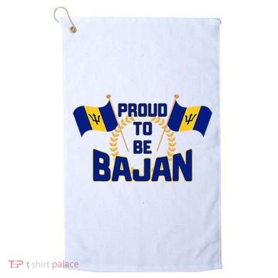Barbados Proud To Be Bajan Golf Towel