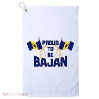 Barbados Proud To Be Bajan Golf Towel thumb 0