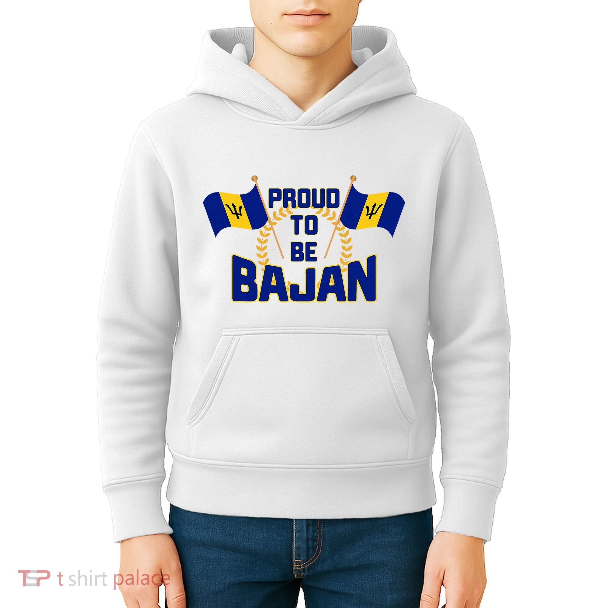 Barbados Proud To Be Bajan Kids Hoodie