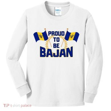 Barbados Proud To Be Bajan Kids Long Sleeve Shirt
