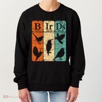 Birds Periodic Table Elements Birdwatching Ornithology Women's Sweatshirt thumb 0