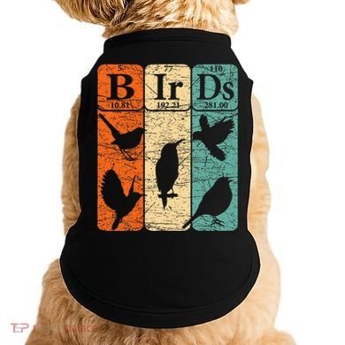 Birds Periodic Table Elements Birdwatching Ornithology Doggie Tank