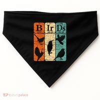 Birds Periodic Table Elements Birdwatching Ornithology USA-Made Doggie Bandana thumb 0