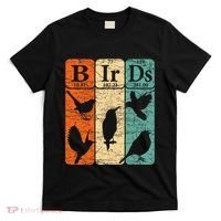 Birds Periodic Table Elements Birdwatching Ornithology T-Shirt thumb 0