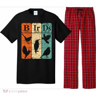 Birds Periodic Table Elements Birdwatching Ornithology Pajama Set