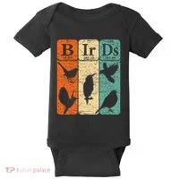 Birds Periodic Table Elements Birdwatching Ornithology Baby Bodysuit thumb 0