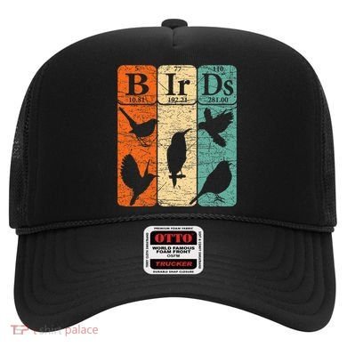 Birds Periodic Table Elements Birdwatching Ornithology Hat