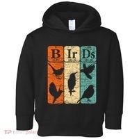 Birds Periodic Table Elements Birdwatching Ornithology Toddler Hoodie thumb 0