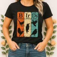 Birds Periodic Table Elements Birdwatching Ornithology Women's T-Shirt thumb 2